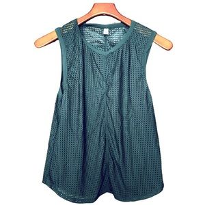 SAGE Collective Mesh Sage Green Tank Top Size Medium